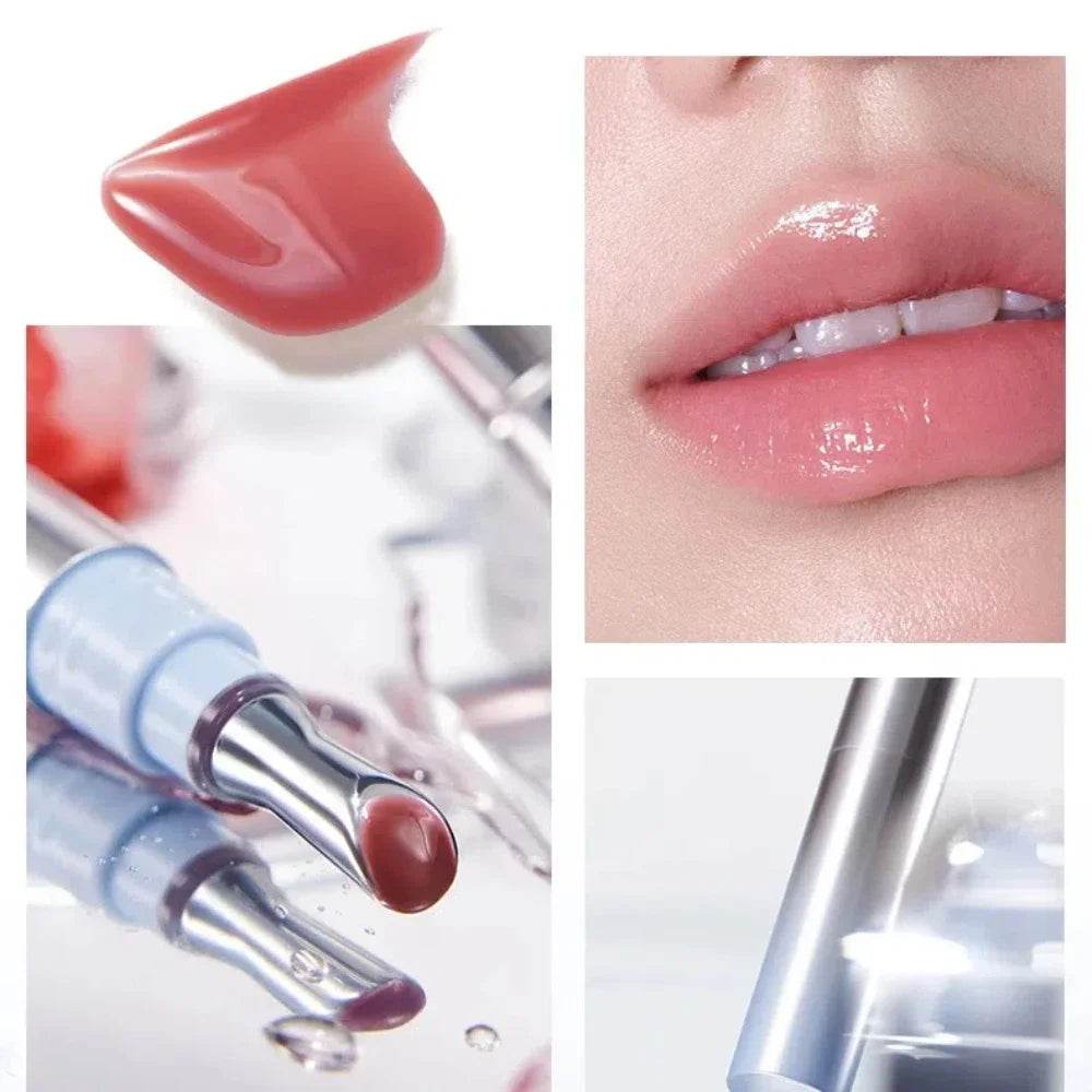Judydoll Ice Diamond Essence Lip Gloss Oil Mirror Water Light Lip Tint Fading Lip Lines Lipstick Moisturizer Lip Plumping Makeup