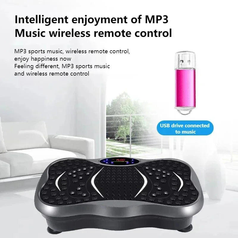 Home Fitness Fat Slinger Shaping And Weight Loss Station Vertical Vibration Machine Portable Fitness Equipment