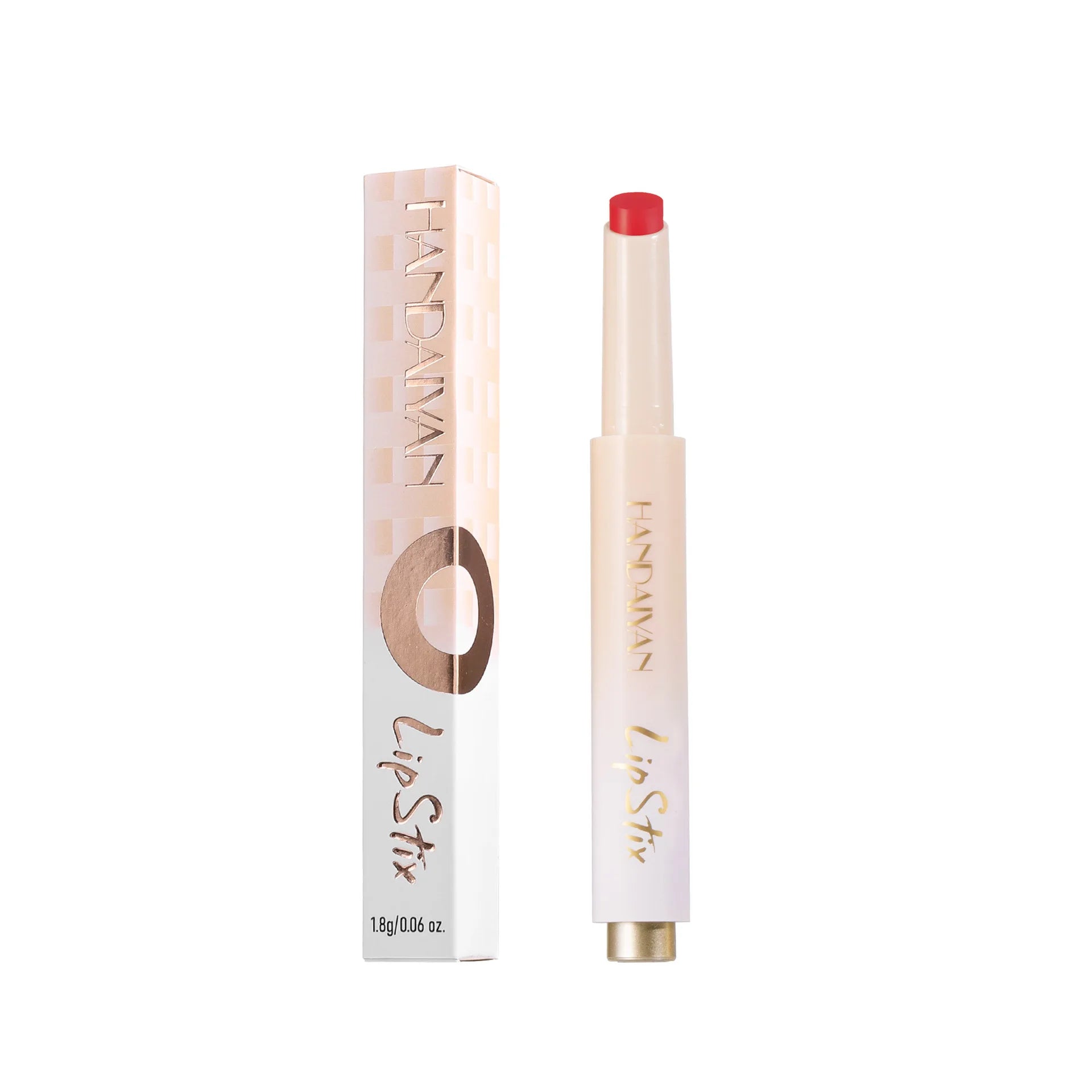 HANDAIYAN 8-color hydrating mirror color pressed lipstick pencil pearl long-lasting moisturizing hydrating lipstick pen