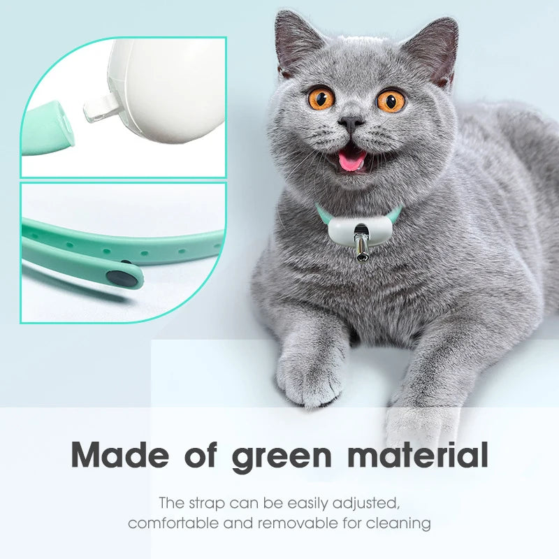 Automatic Cat Toy Smart Laser Teasing Cat Collar Electric USB Charging Kitten Amusing Toys Interactive Training Pet Items 2023