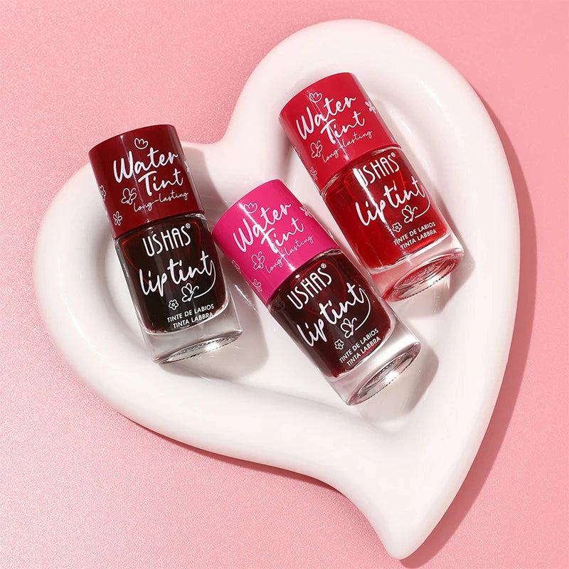 Hot Juice Red Lip Gloss Black Mirror Glass Water Light Clear Lip Glaze Waterproof Non Stick Liquid Lipstick Nude Lip Tint Makeup