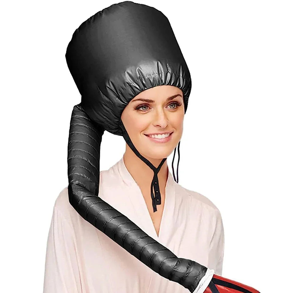 Portable Hair Dryer Bonnet Hood Hair Blow Dryer Attachment 1Pc Adjustable Hairdryer Cap Salon Heating Cap for Drying,Styling