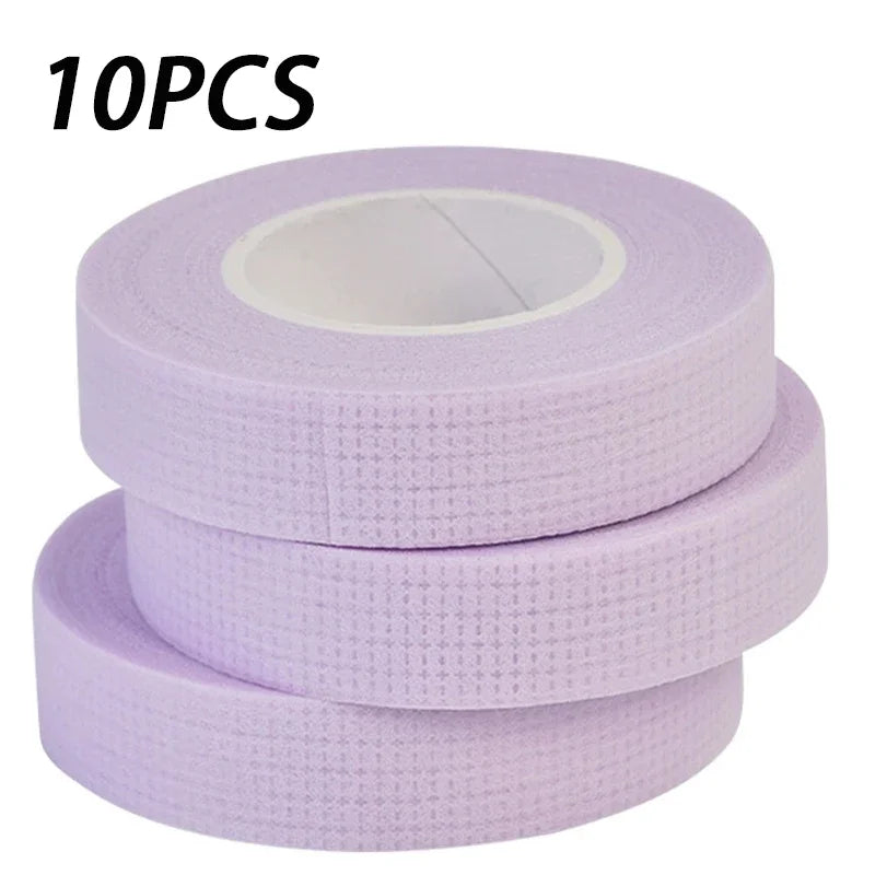 2/10PCS Eyelashes Extension Tape Micropore Breathable Non-woven Cloth Adhesive Lifting Lash Accessories Colorful Makeup Tools