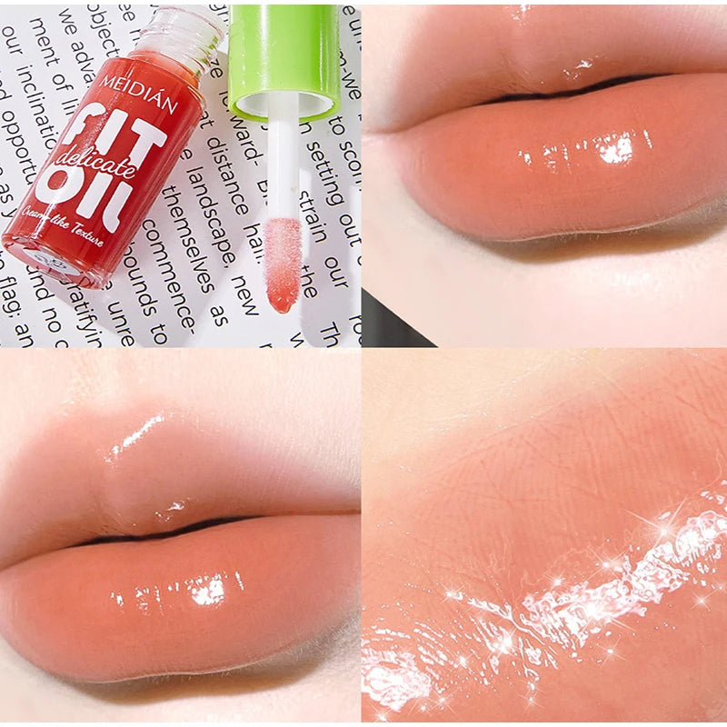 Lip Gloss Kit (6 Colors),Mirror Finish Water Shine Lipstick Set,Long-Lasting Moisturizing Lightweight Lipgloss,Non-sticky Makeup