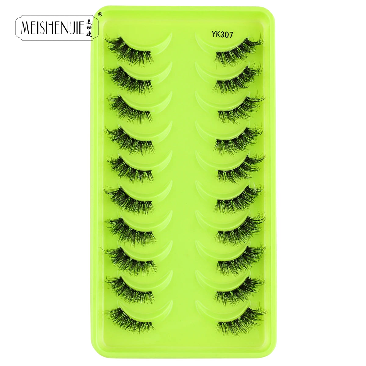 Fake Eyelashes Hot 3/10 Pairs Half Lashes Cat Eye Natural Long Fluffy 3D Mink Lashes Handmade Make up Tools maquillaje Faux Cils