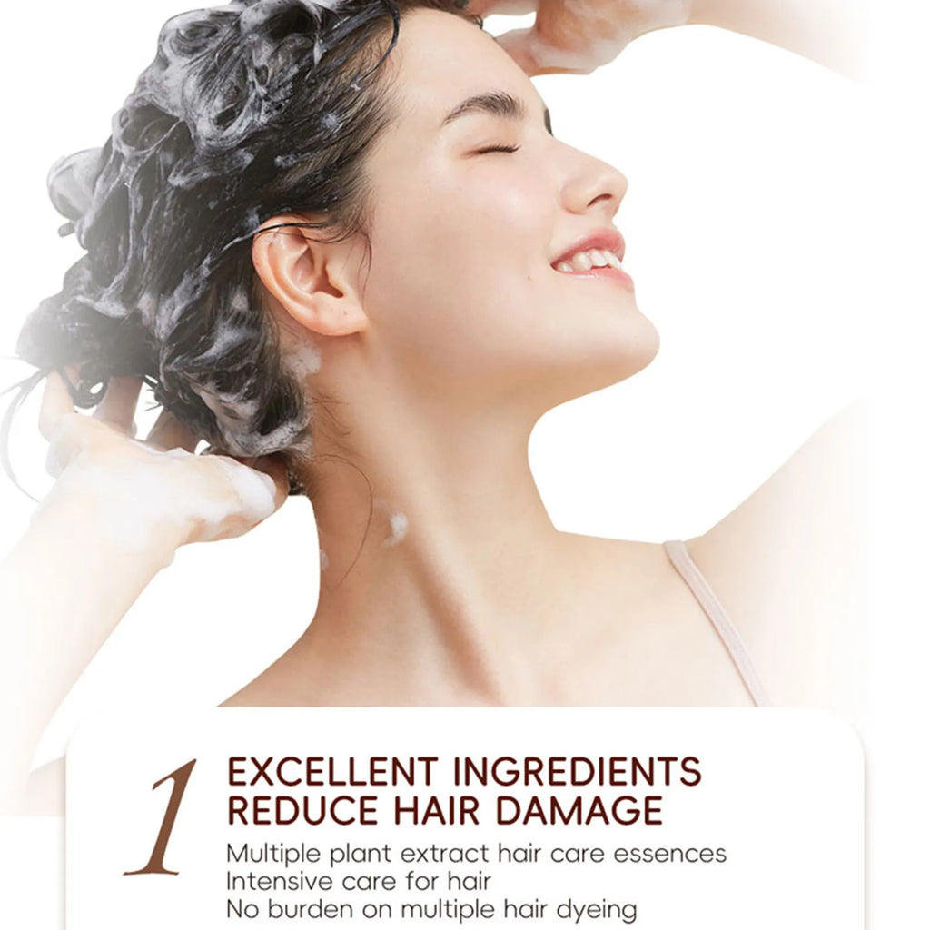 Hair Shampoo For Women Hair Color Shampoo Hair For Men Coverage - Herbal Ingredients 500ml