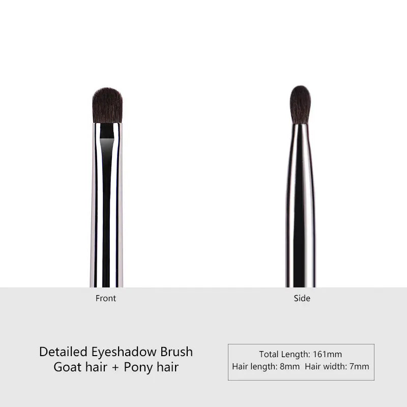 1pc High end Animal Hair Detail Eyeshadow Makeup brushes Highlight Make up brushes Eye Shadow Conceal Ebony Handle pencil beauty