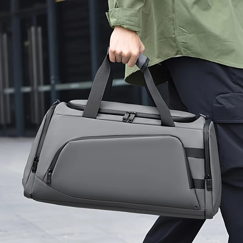 Large capacity multifunctional luggage bag with multiple compartments and shoe pockets,  casual sports and fitness bag