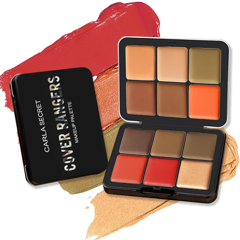 12-color iron box concealer blush cream matte highlight contour makeup all-in-one palette