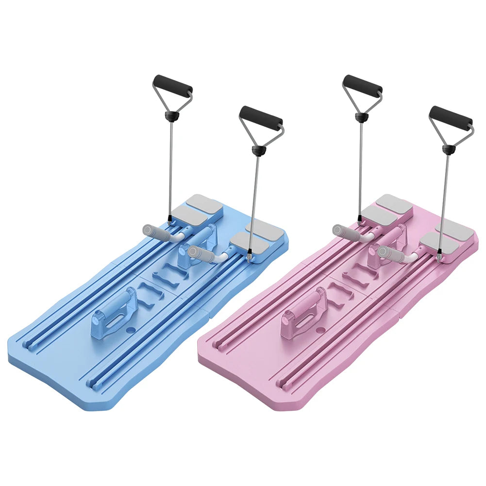Multifunctional Abdominal Exercise Board Fitness Board Full Body Workout Foldable Push Up Pilates Reformer Set Fitness Equipment