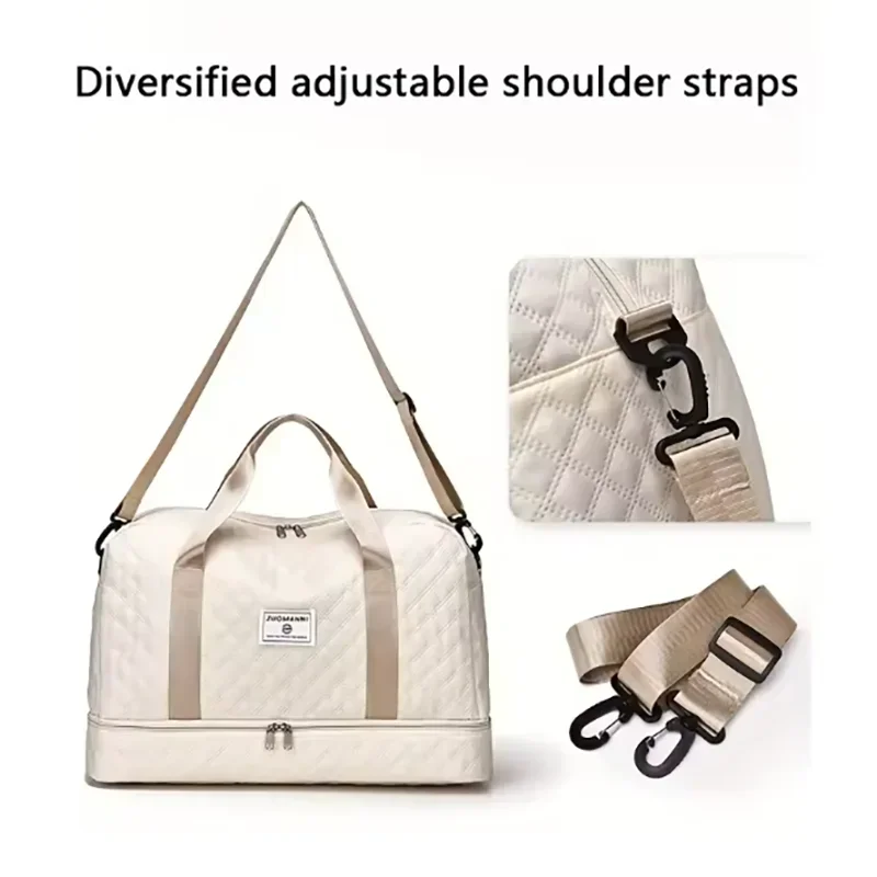 Lightweight Luggage Bag, Large Capacity Travel Duffle Bag Gym Tote Bags, Shoulder Weekender Overnight Bag