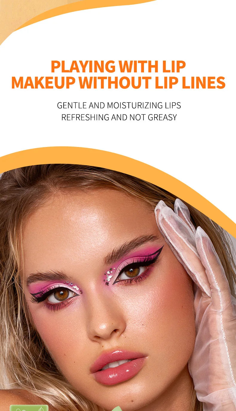 Honey Avocado Lip Balm&Lip Gloss Set PH Color Change Moisturizing Long Lasting Light Pink Lipstick Lips Makeup for Women