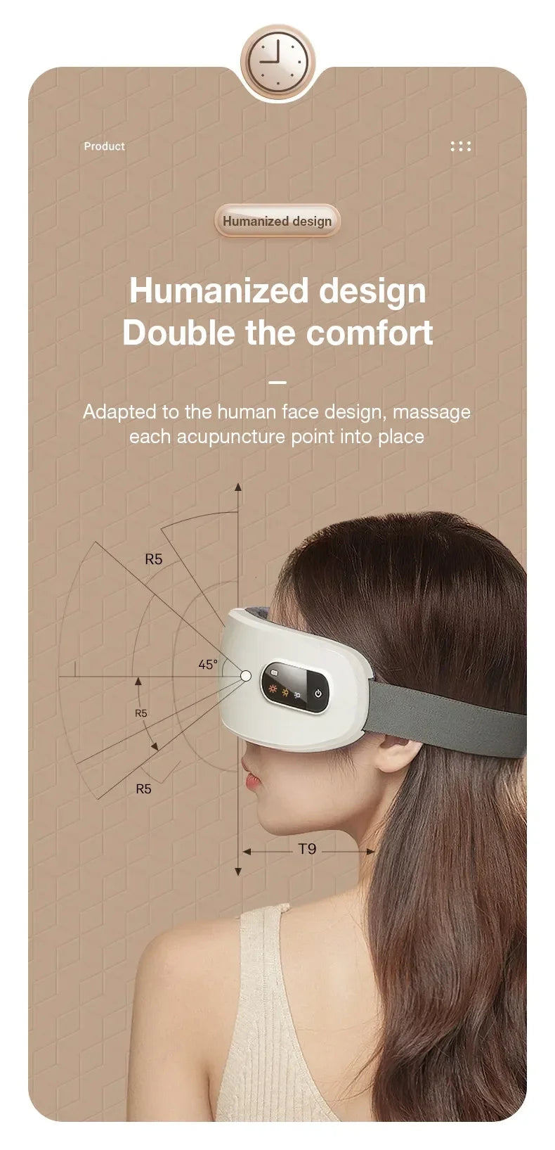 4D Eye Massager Smart Airbag Vibration Electric Eye Massage Instrument Eyes Care Glasses Beauty With Bluetooth Music Health Care