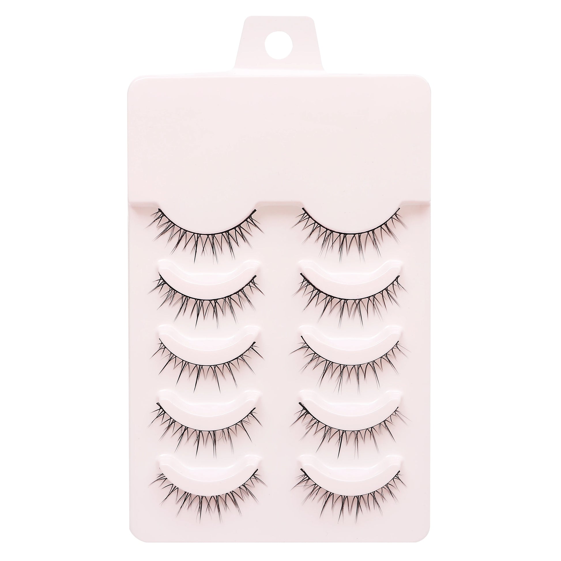 New 5 Pairs Manga Lashe Soft Natural Eyelashes Thick False Eyelashes Demon Eyelashes Daily Dating Makeup Eyelashes Lashes Wispy