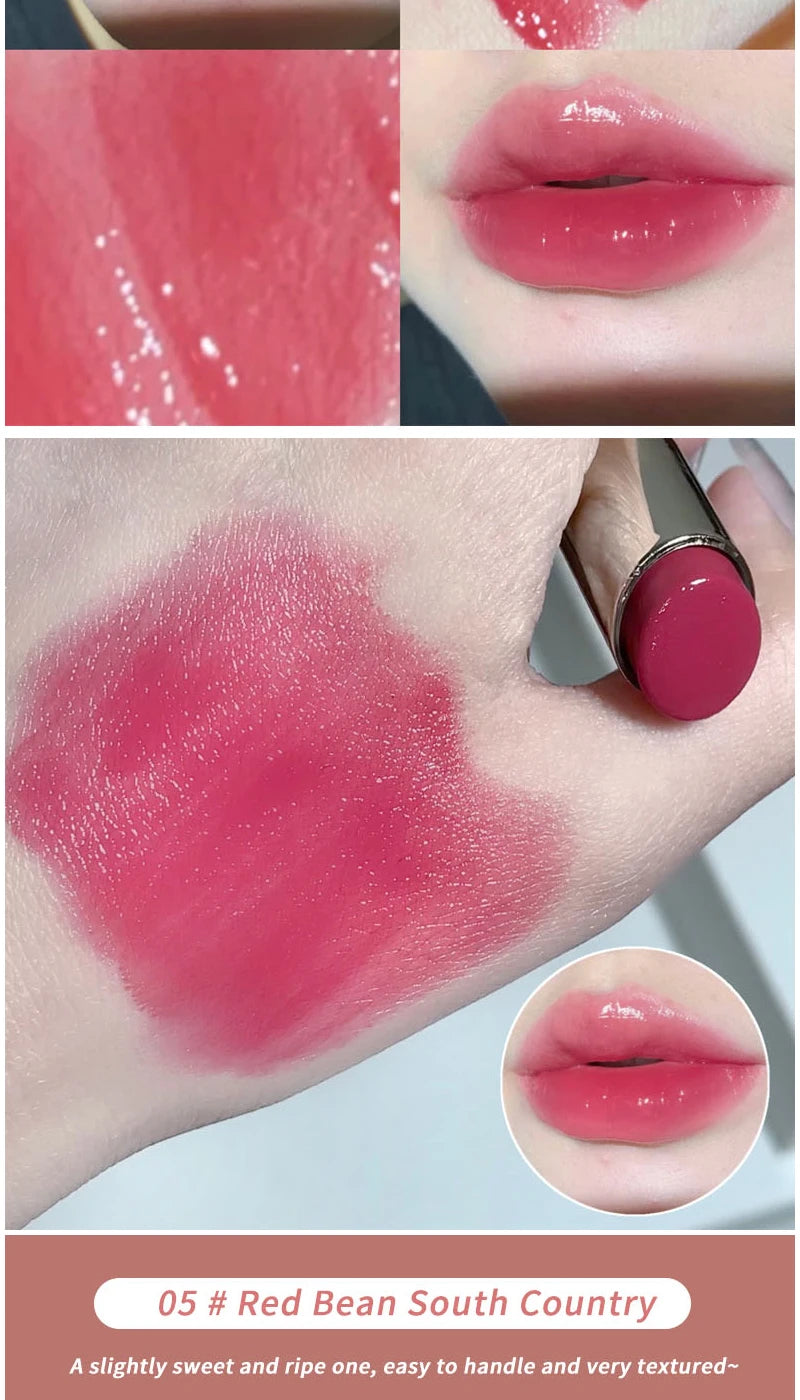 When light, soft and smooth lipstick hydrates moisturizing and white, not easy to stick to the cup