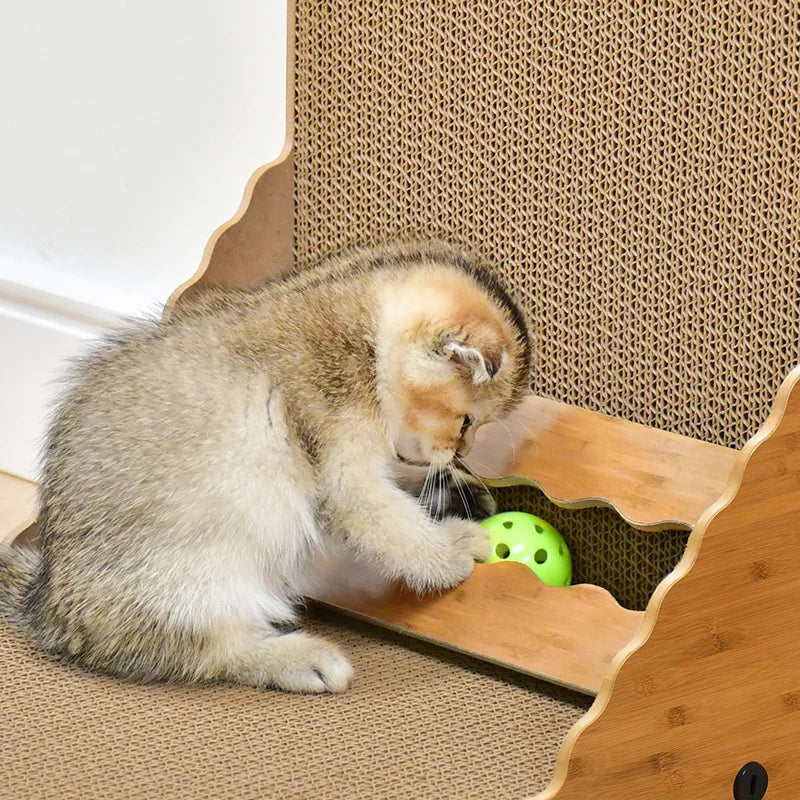 Cat scratching board vertical scratching post duarable cat scratcher high quality Corrugated cardboard Cat Scratching pad
