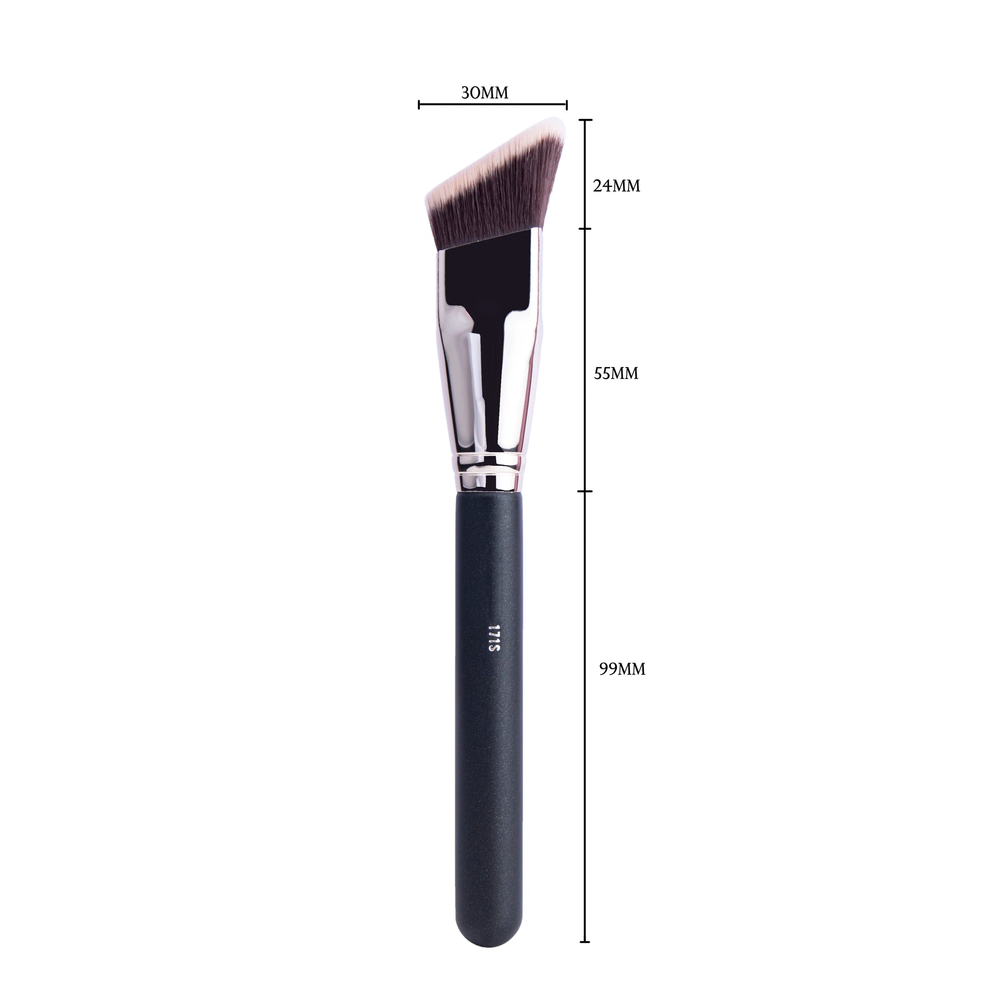 Angled Liquid Powder Contour Makeup Brushes Cream Blush Liquid Foundation Blending Brush Angled Professional Beauty Tools
