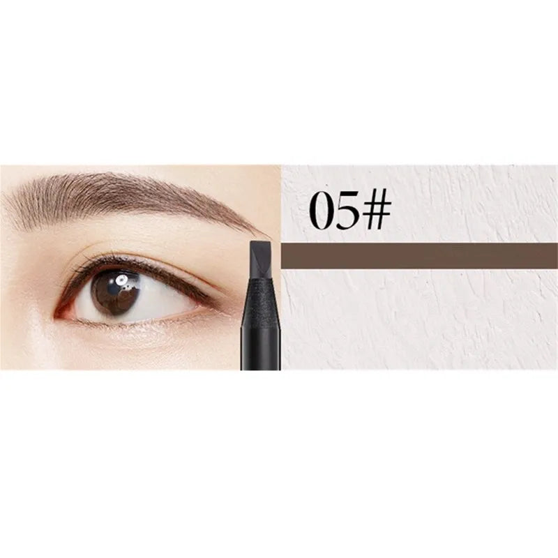 Hard Core Pull Line Fog Eyebrow Pencil Permanent Makeup White Eyeliner Waterproof Natural Long-lasting For Makeup Artists