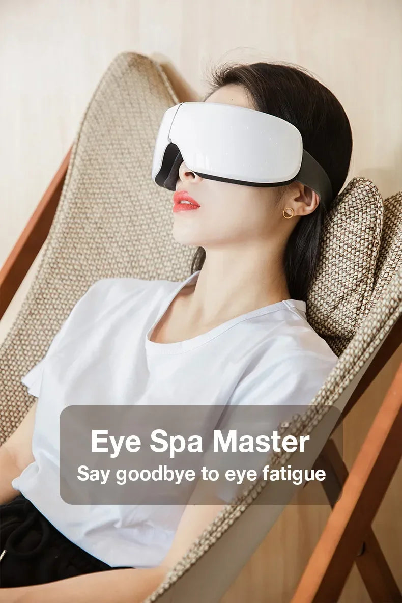 4D Eye Massager Smart Airbag Vibration Electric Eye Massage Instrument Eyes Care Glasses Beauty With Bluetooth Music Health Care