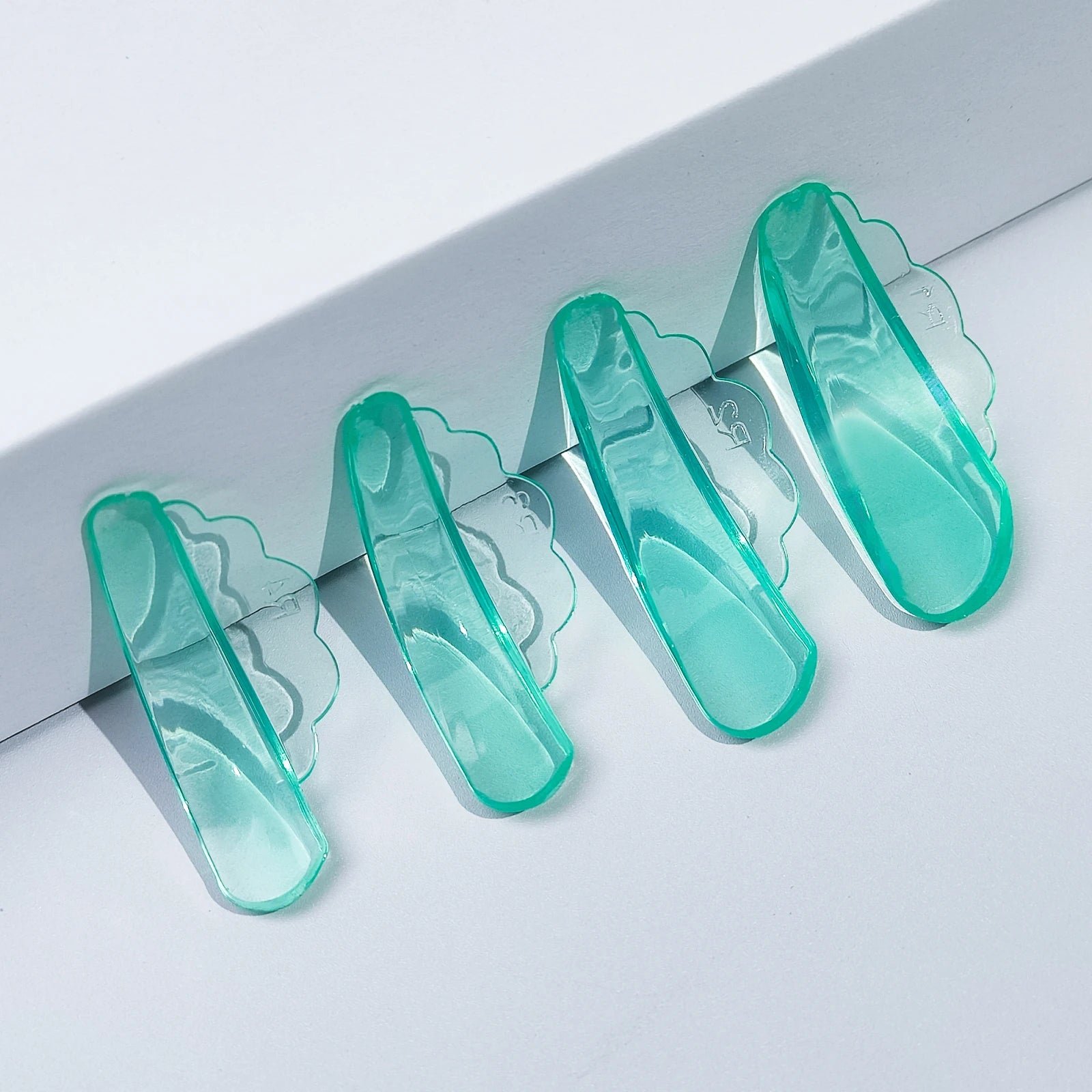 PERMANIA 4 Pairs Self-Adhesive Eyelash Lift Pads Eyelash Lifting Shields Lash Perming Pads Soft And Reusable Lash Lifting Tool