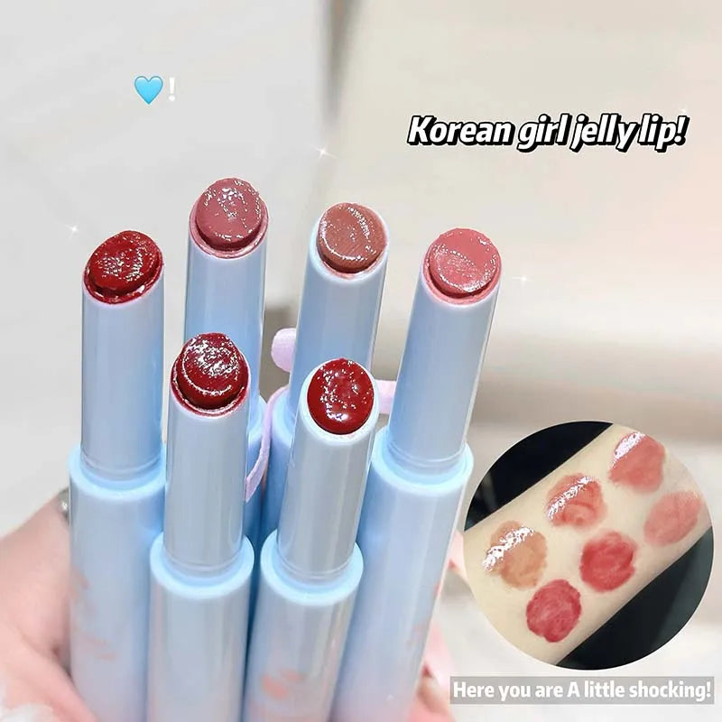 Mirror Glossy Lipstick Long Lasting Moisturizing Natural Lip Plumper Makeup Plumping Lip Glaze Cosmetics Exfoliating for Lips