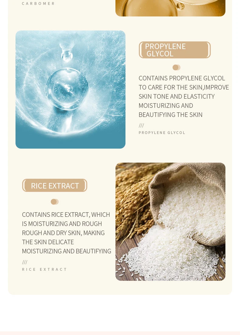 Rice Puree Face Cream Moisturizing Hydrating Whitening Face Cream Original Korean Face Beauty Skincare
