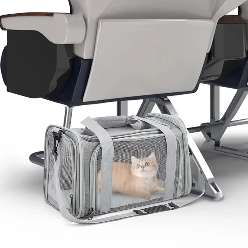 Dog Cat Carrier Bag Pet Puppy Travel Bags Breathable Mesh Small Dog Cat Dogs Outdoor Tent Carrier Outgoing Pets Bag Handbag