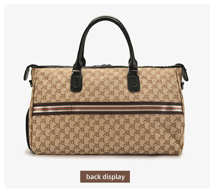 Fashion Travel Bag Traveling Luggage Zipper Storage Bag Carry-on Duffle Bag With Single Shoulder Strap For Short Trips Bussiness