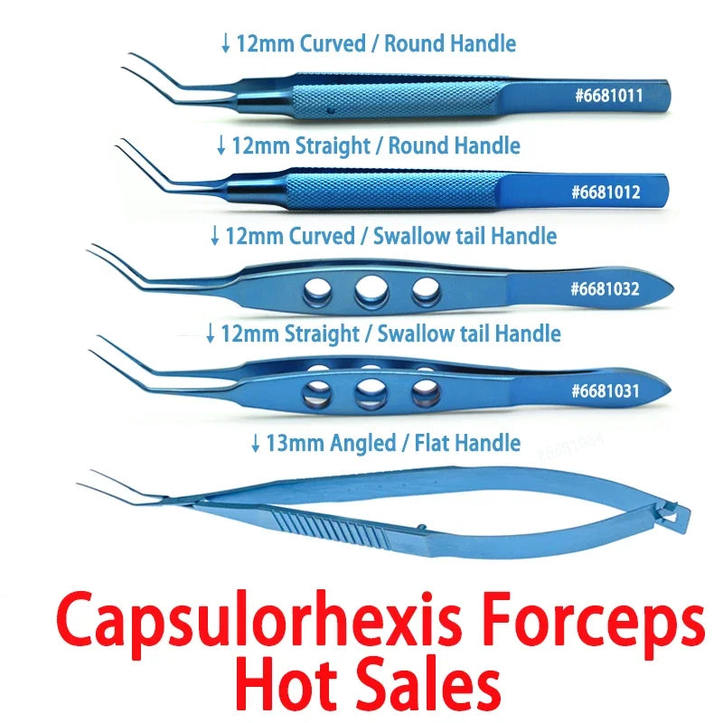 Capsulorhexis Forceps  Utrata Forceps 2.2mm Incision Inamura  Giannetti Corydon O'Gawa Nevyas Lehner High Quality Type  Hi Eye