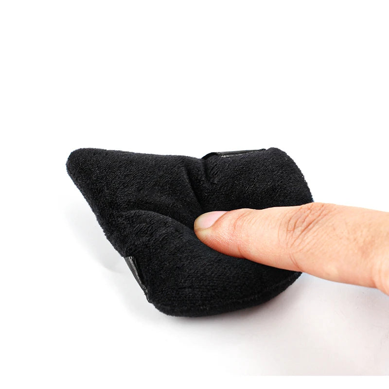 Triangle Velvet Powder Puff 1/2/3/6Pcs Face Mini Make Up Sponges Reusable Washable Cosmetic Eye Beauty Makeup Tool Accessories