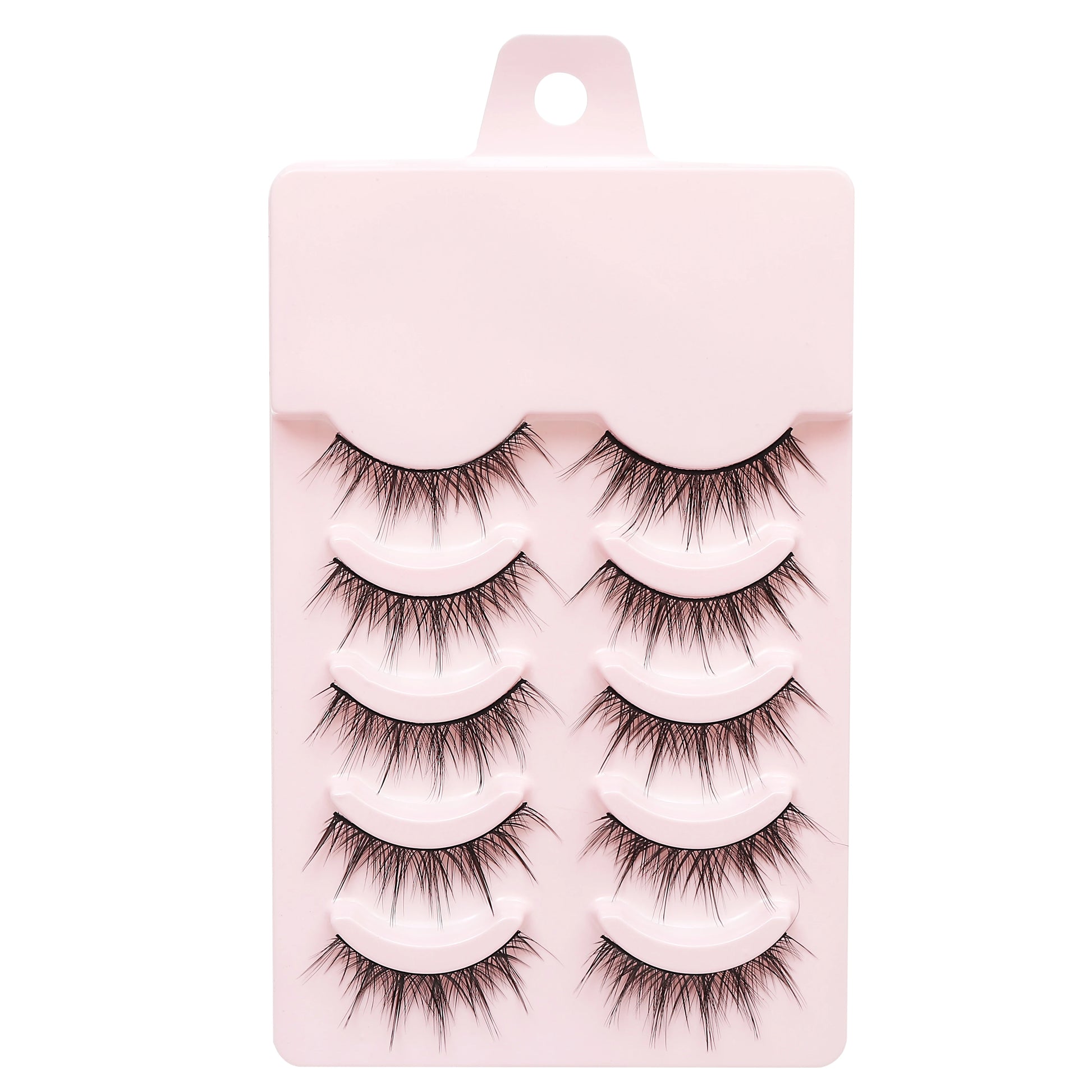 New 5 Pairs Manga Lashe Soft Natural Eyelashes Thick False Eyelashes Demon Eyelashes Daily Dating Makeup Eyelashes Lashes Wispy