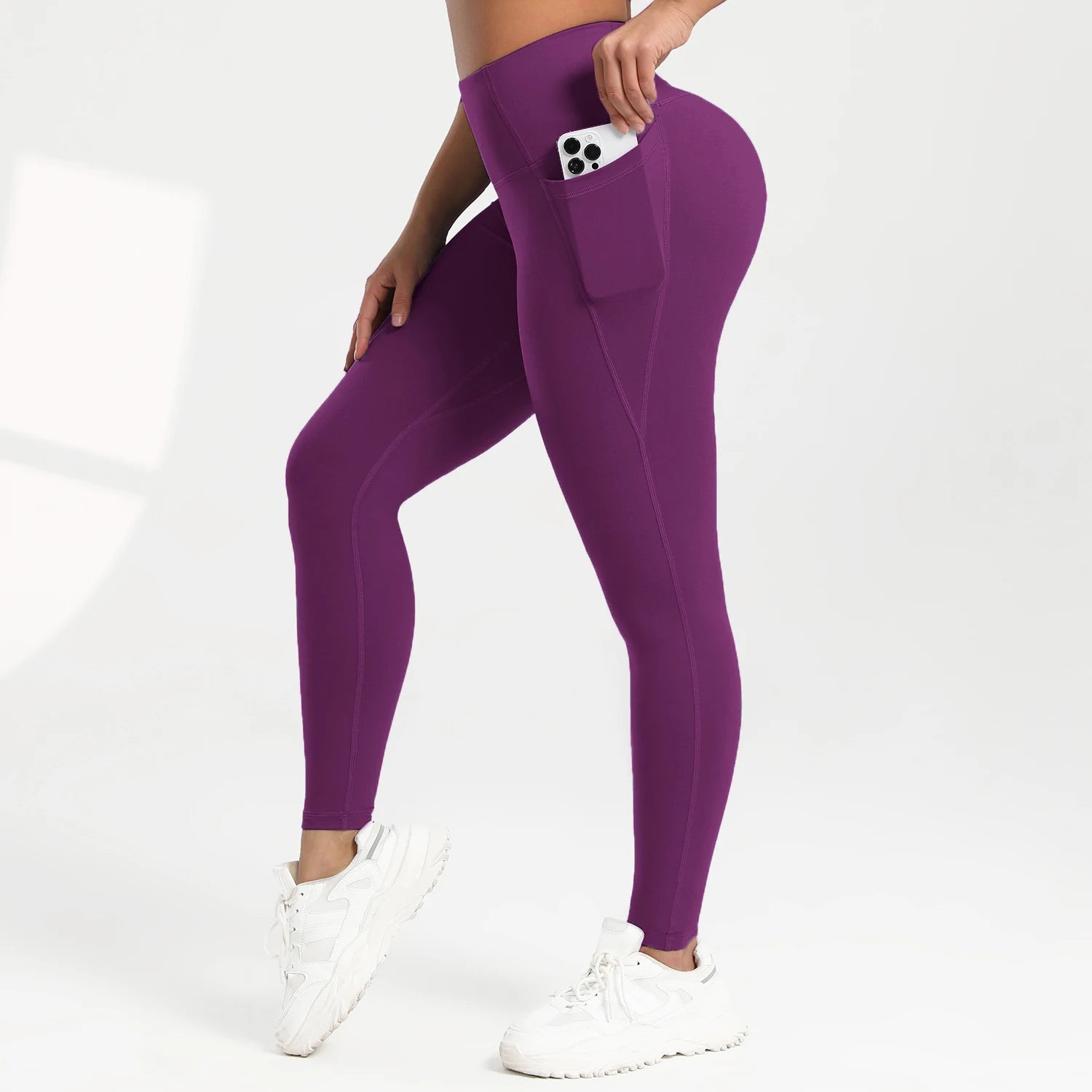 S-2XL Pocket Yoga ,High Waist And Hip Lifting , Sports And Fitness Women's Leggings, Directly Sold By Manufacturers
