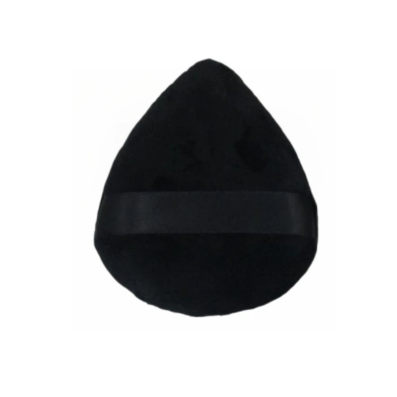 1/2/5pcs Large Tongue Water Drop Powder Puff Setting Loose Powder Flocking Soft Cosmetic Puff Triangle Pointed Makeup Tools