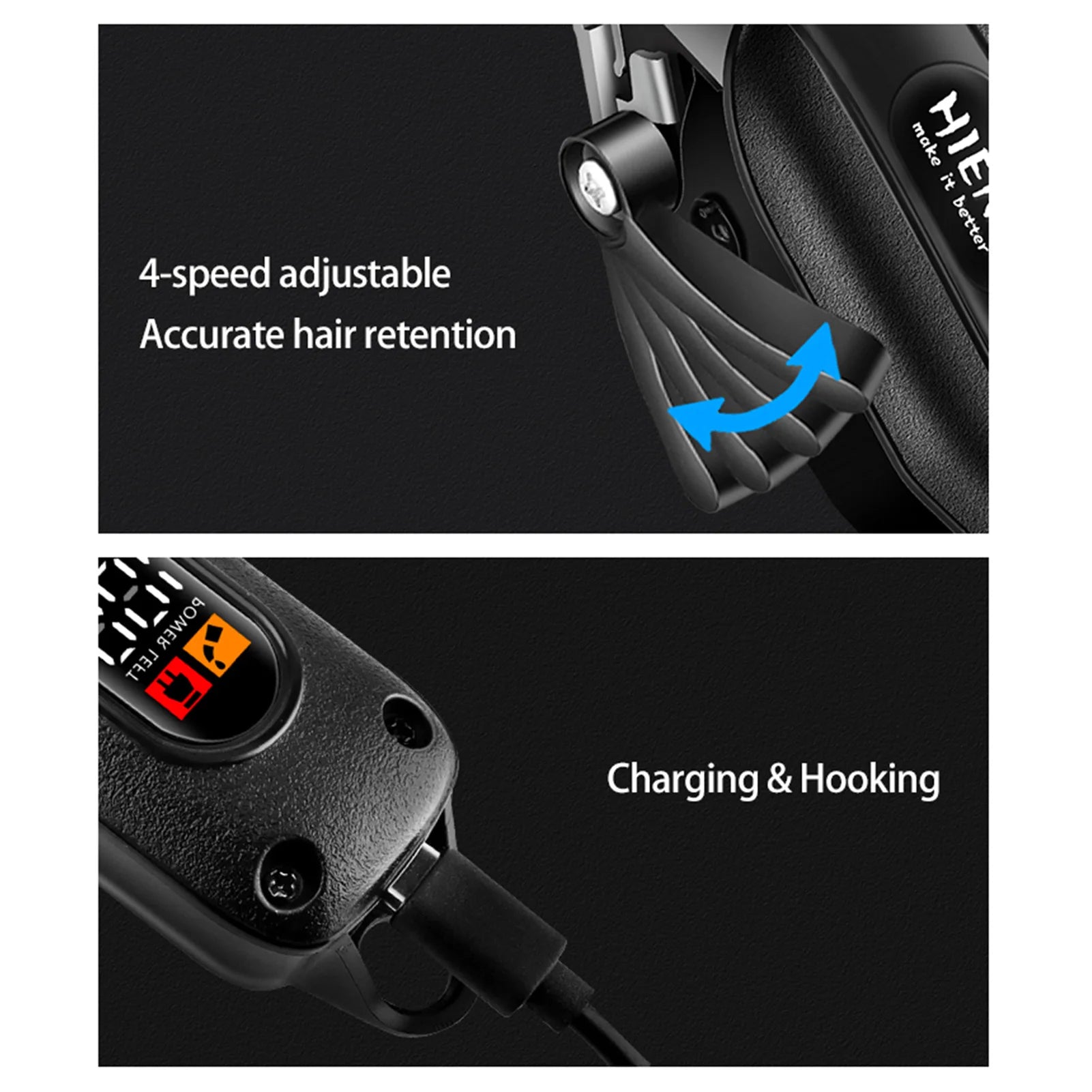 HIENA Beard Trimmer Shavers Hair Clippers set for men Hair cutting machine USB Rechargeable Barber clippers professional Haircut