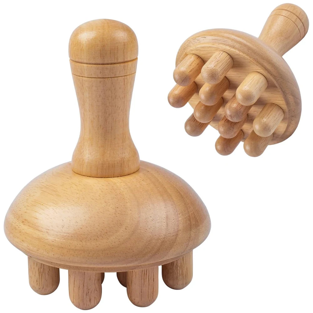 Wood Therapy Massage Roller Stick Wood Massage Cup Wooden Lymphatic Drainage Gua Sha Tool Body Shaping Muscle Massage Relaxation