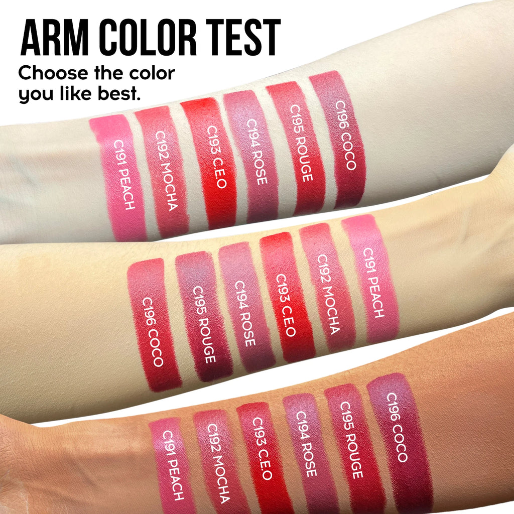 Velvety Matte Lipstick, Richly Pigmented With A Satin Finish Long-Lasting Matte Lip Gloss, Full Coverage Creamy Lipstick
