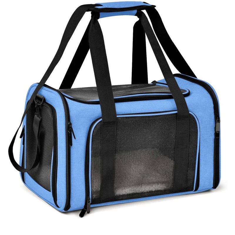 Dog Cat Carrier Bag Pet Puppy Travel Bags Breathable Mesh Small Dog Cat Dogs Outdoor Tent Carrier Outgoing Pets Bag Handbag