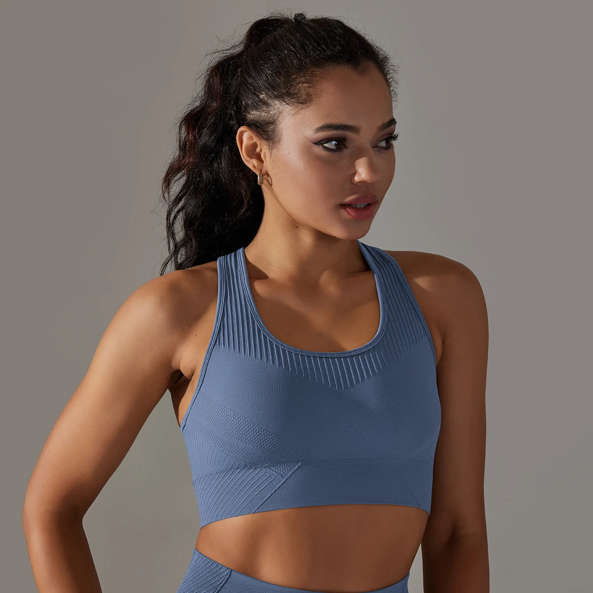 Women Yoga Set Seamless Gym Sportswear Long Seelves High Waist Leggings Sports Clothing Set Fitness Bra Vest Shorts Tracksuit