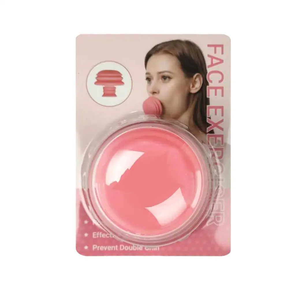 Face Jaw Exerciser Slimmer Jaw Face Neck Toning Exerciser,Facial Yoga Skin Tighten Firm, Double Chin Breathing Exercise Device
