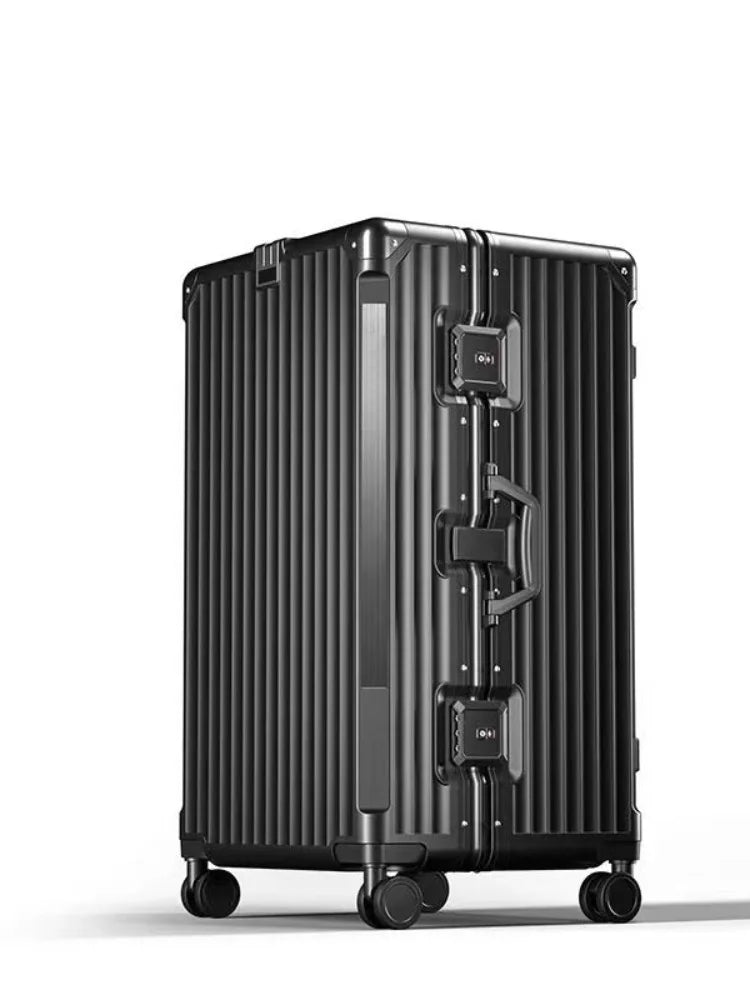 Large Capacity Luggage Aluminum Frame Suitcase Trolley Case PC TSA Lock Suitcases Travel Bags Oversized 24/26/28/30 inch