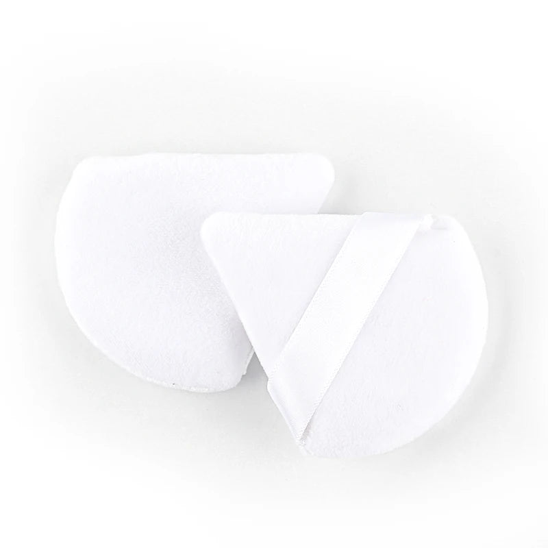 Triangle Velvet Powder Puff 1/2/3/6Pcs Face Mini Make Up Sponges Reusable Washable Cosmetic Eye Beauty Makeup Tool Accessories