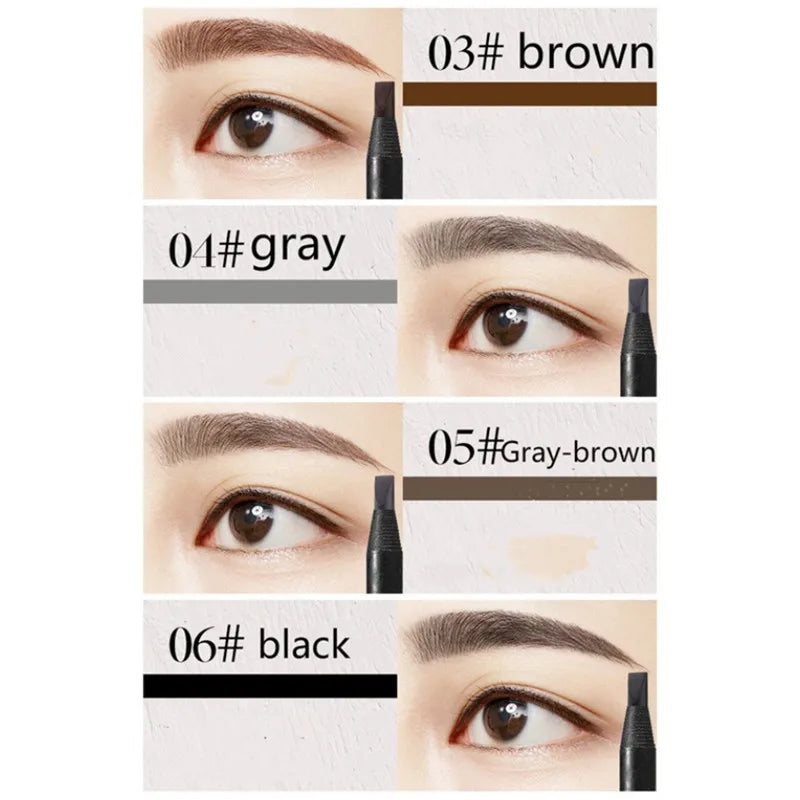 Hard Core Pull Line Fog Eyebrow Pencil Permanent Makeup White Eyeliner Waterproof Natural Long-lasting For Makeup Artists