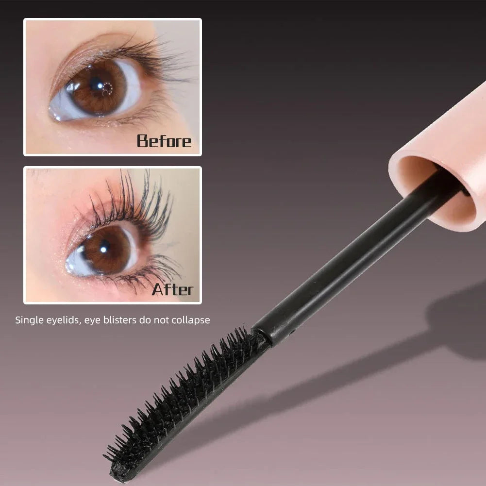 Black Mascara Eyelashes Mascara Silky Eyelashes Lengthening Eyelashes Makeup Waterproof Mascara Volume Eye Cosmetics