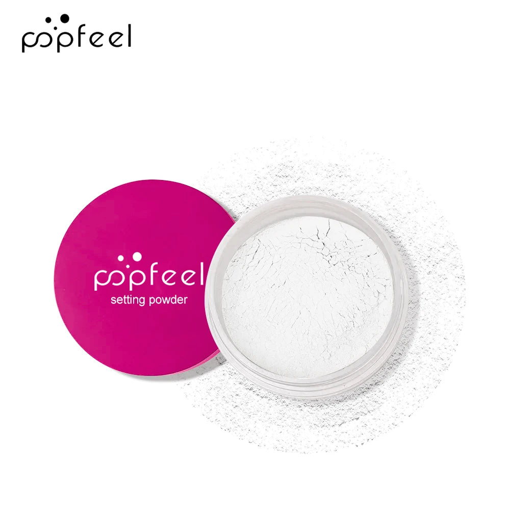 POPFEEL Setting Powder Loose Powder Lightweight Creates Soft Focus Effect Long-Lasting