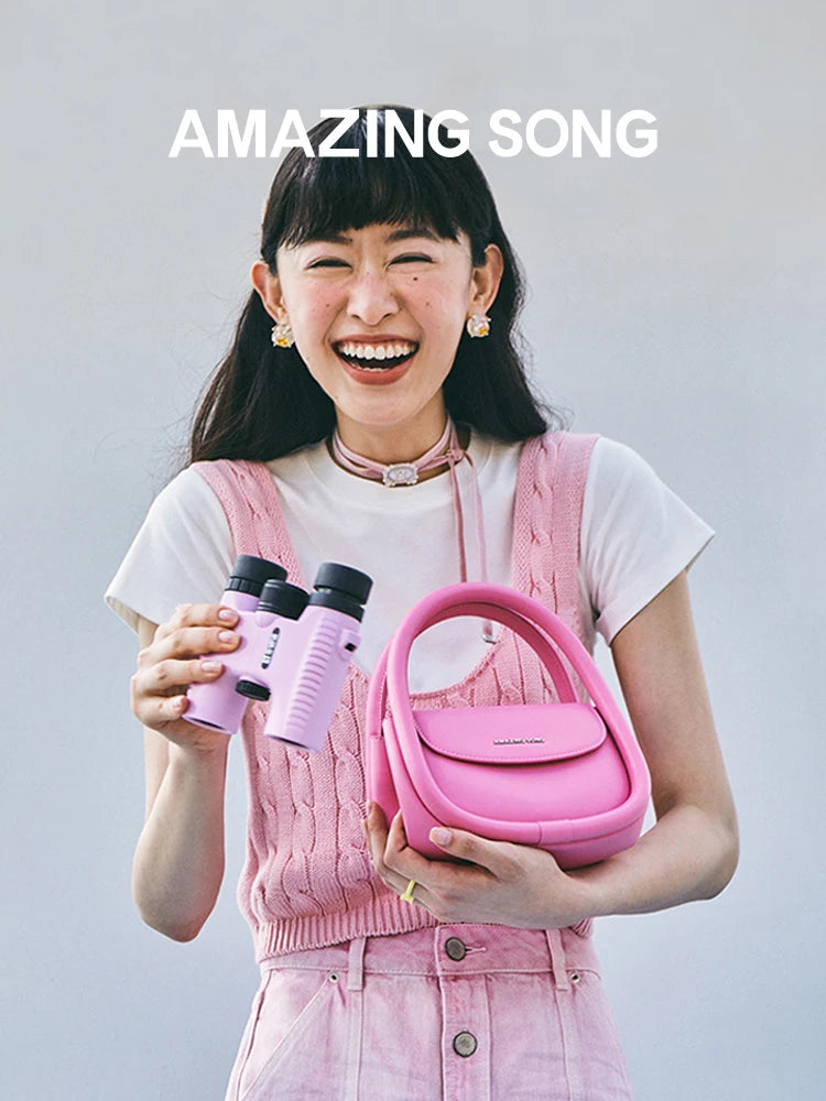 Amazing Song Soft Bag Medium Size Soft Bag Family Lipstick Bag Messenger leather cute bag