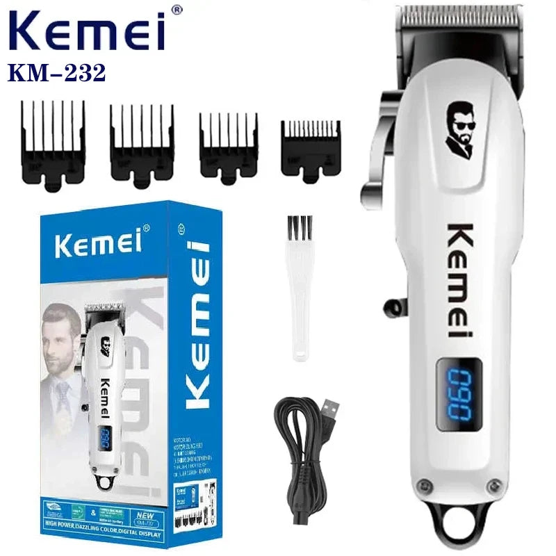 Kemei Small Hair Clipper For Men Mini Beard Hair Trimmer Professional Hair Cutting Machine Electric Haircut Rechargeable