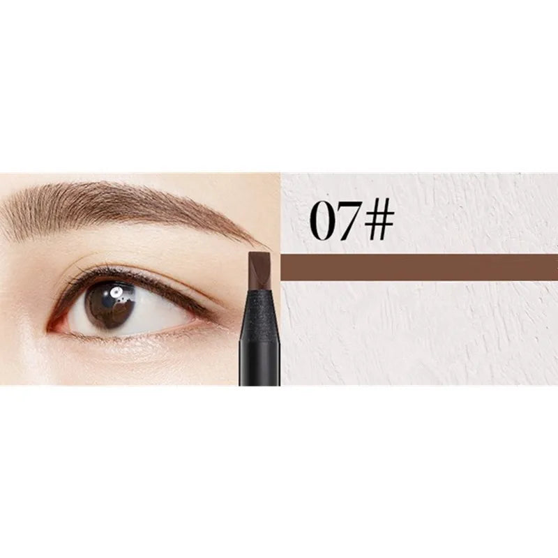 Hard Core Pull Line Fog Eyebrow Pencil Permanent Makeup White Eyeliner Waterproof Natural Long-lasting For Makeup Artists