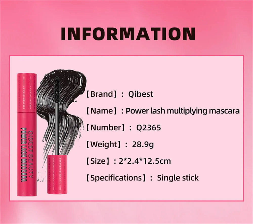 Eyelashes Lengthening Mascara Waterproof Long Lasting Silky Lash Black Eyelashes Extension Make Up Beauty Eye Korean Cosmetic