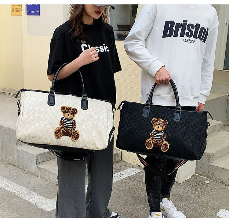 Fashion Travel Bag Traveling Luggage Zipper Storage Bag Carry-on Duffle Bag With Single Shoulder Strap For Short Trips Bussiness