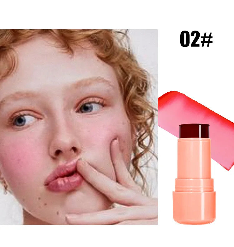 Water Jelly Tint Stick, Milk Cooling Water Jelly Tint Lip Gloss, Milk Jelly Tint Jelly Blush Stick, Sheer Lip & Cheek Stain